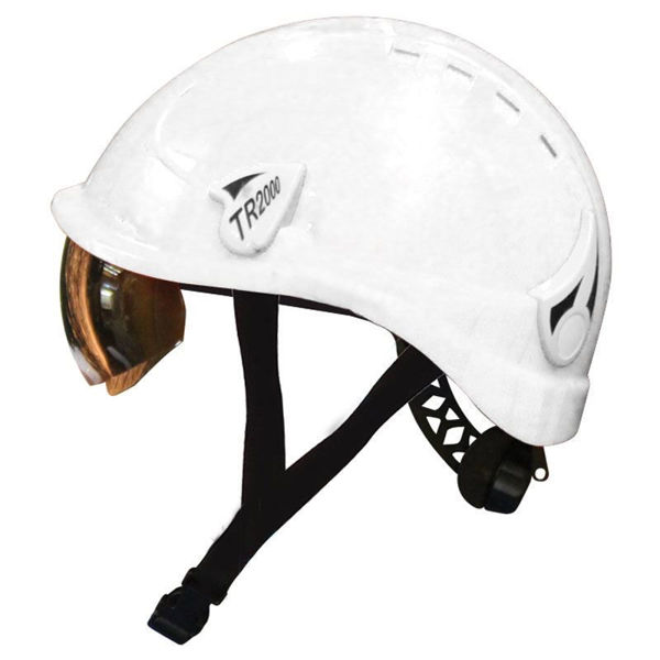Tractel 60252 Helmet with 4 point chinstrap (White)