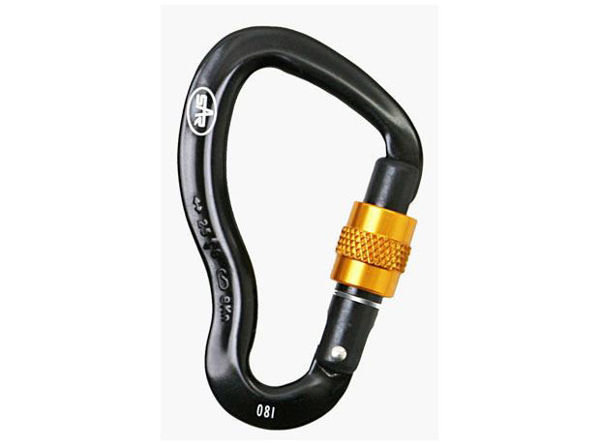 Picture of SAR K0016 Anodized Black Gator Karabiner Connector