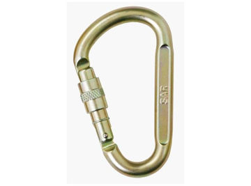 Picture of SAR K0009 HMS Steel Zinc Plated Karabiner Connector