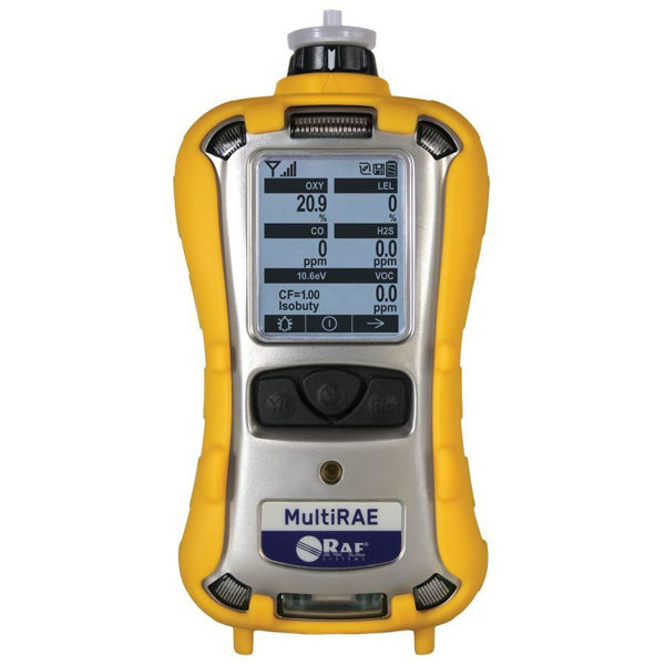 Product featured is the MultiRAE Lite-Pumped / 10.6 eV PID / LEL / CO + H S / SO / O / Li-ion / Non- Wireless/Unit with Accessories / Confined Space Kit (no gas or regulator)
