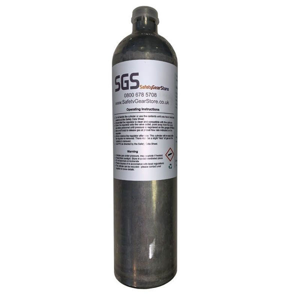 Picture of Crowcon T3/T4, 110L Bump/Calibration Gas (Quad Gas)