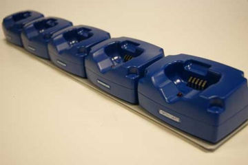 Picture of Crowcon 5-way multicharger with 90-260V in-line power supply and UK mains lead (T3 Spare)