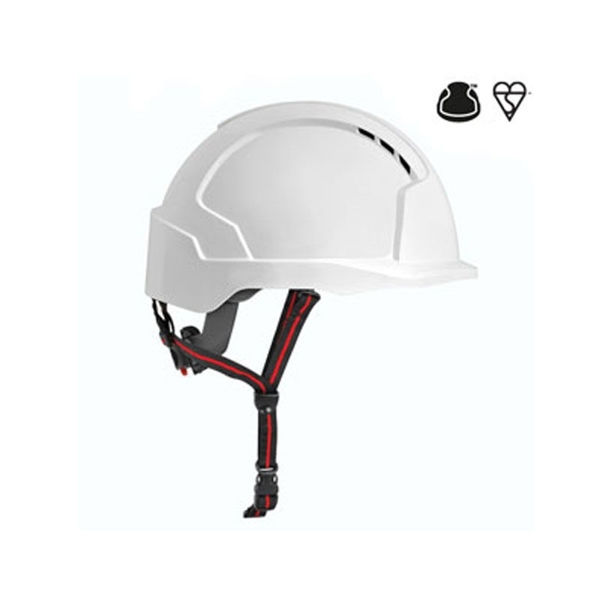 Picture of JSP AJS260-000-100 EVOLite Skyworker Industrial Climbing Helmet - White