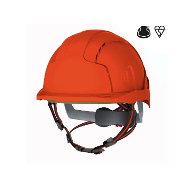 Picture of JSP AJS260-000-800 EVOLite Skyworker Industrial Climbing Helmet - Orange
