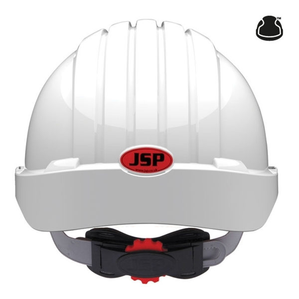 Picture of JSP AKE170-000-100 EVO5 Olympus Hard Hat - Wheel Ratchet - White