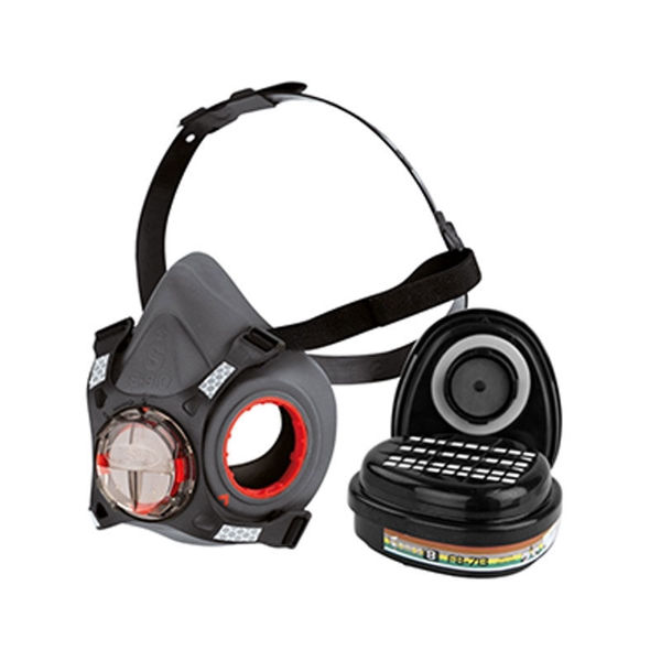 Picture of JSP BHT523-0L5-800 Force 8 Half-Mask with ABEK1 P3 Classic Filters