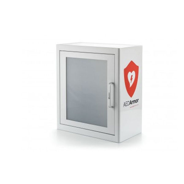 Picture of AED ARMOR WHITE METAL INDOOR CABINET
