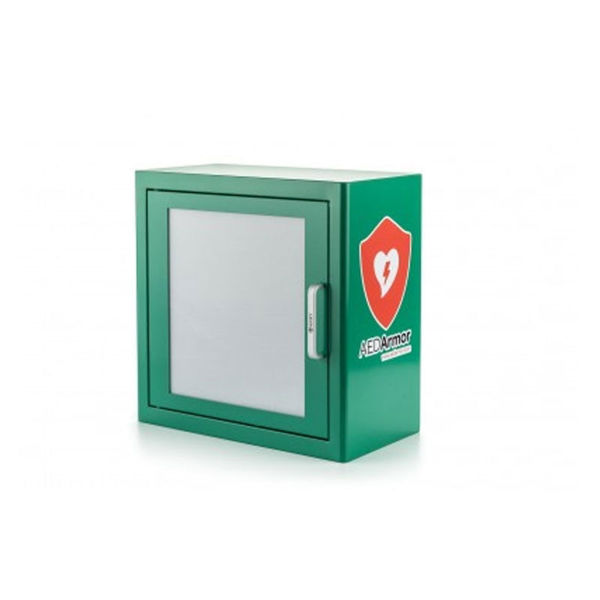 Picture of AED ARMOR GREEN METAL INDOOR CABINET