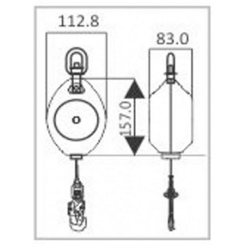 Picture of Kratos FA 20 400 06 Olympe-S 6 mtr, Inertia Reel