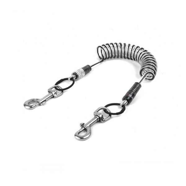 Picture of Leading Edge TL-SPIR-SC Spiral Tool Lanyard With Spring Clips