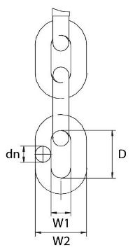 Picture of GT Lifting G10C6 Grade 10 Short Link Chain