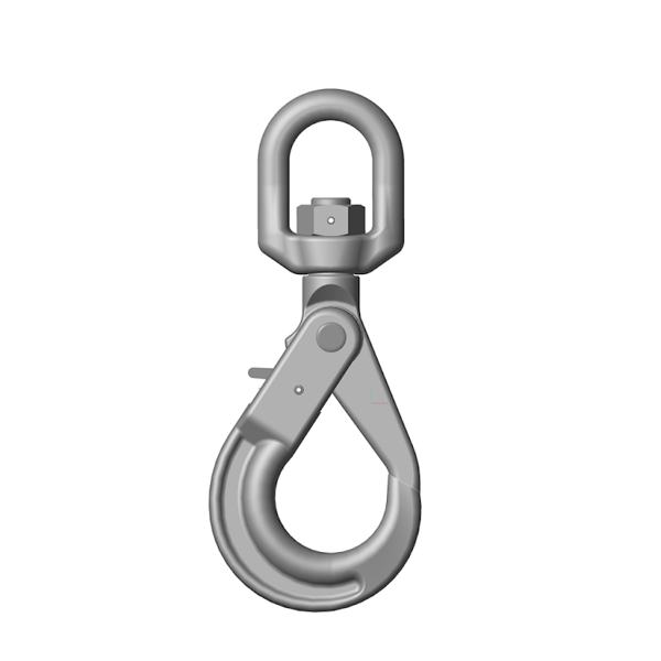 Picture of GT Lifting G10SSLH6 Grade 10 Eye Swivel Self Locking Hook