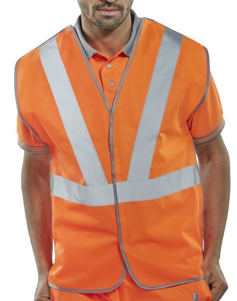 Picture of Bclick RSV02P Hi VIS "Railspec" Vest 100% Polyester