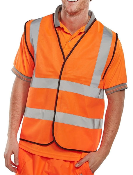 Picture of Bclick Wcengor Bseen EN ISO 20471 Vest Orange