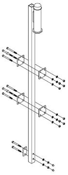 Picture of DBI-SALA 6116325 Lad-Saf Top Bracket for Fixed Ladder