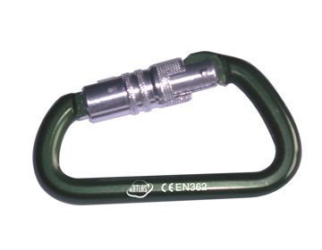 Picture of DBI-SALA AJ531 Green Self Locking Karabiner  Connector