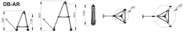 Picture of Ikar DB-AR  Aluminium Rescue Tripod