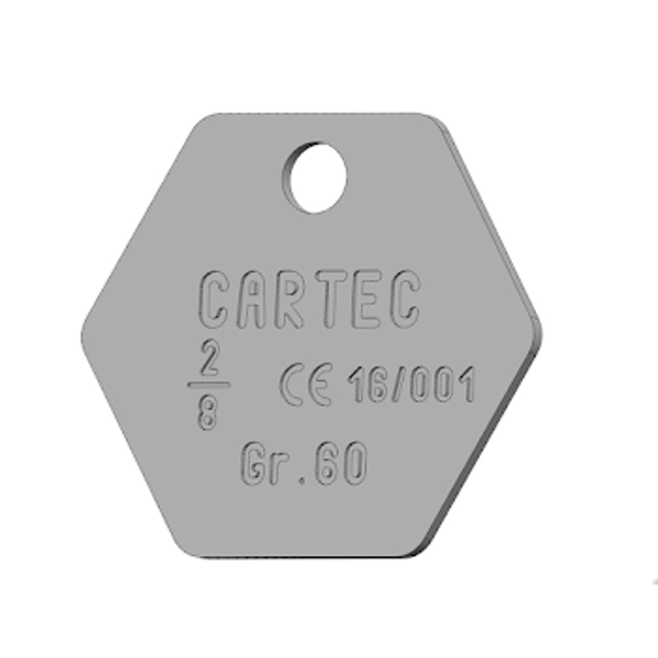 Picture of Grade 6 G6TAG Stainless Steel Tag