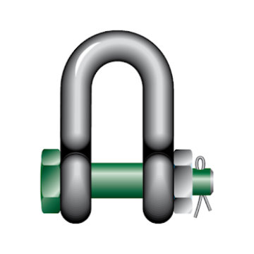 Picture of GTLifting GPSAD Green Pin Standard Dee Shackles - GPSAD
