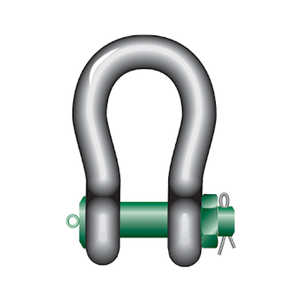 Picture of GT Lifting GPHDB Green Pin Heavy Duty Bow Shackles