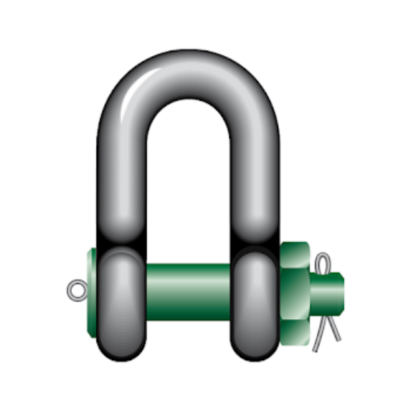 Picture of GTLifting GPHDD Green Pin Heavy Duty Dee Shackles