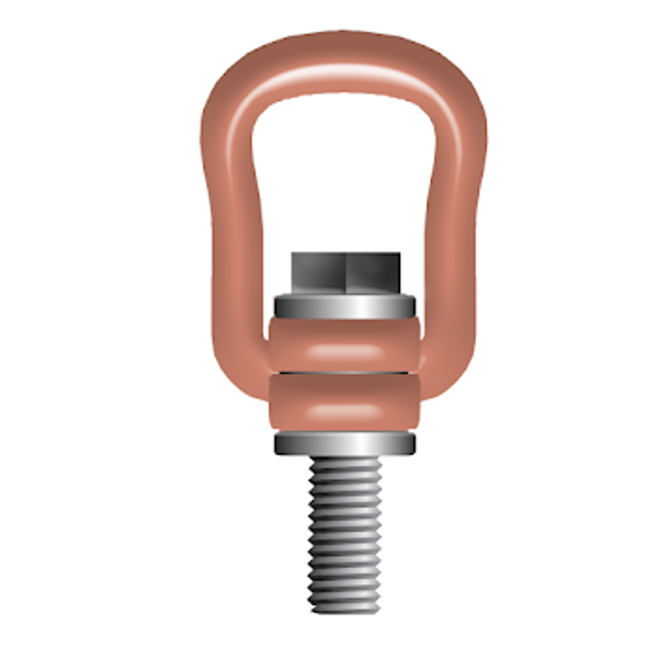 Picture of GT Lifting G10SHR Grade 10 Swivel Eyebolt with Clamp