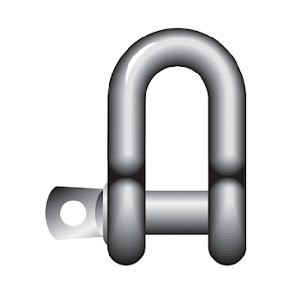 Picture of Stainless Steel Commercial Screw Pin Dee Shackle - SSDS