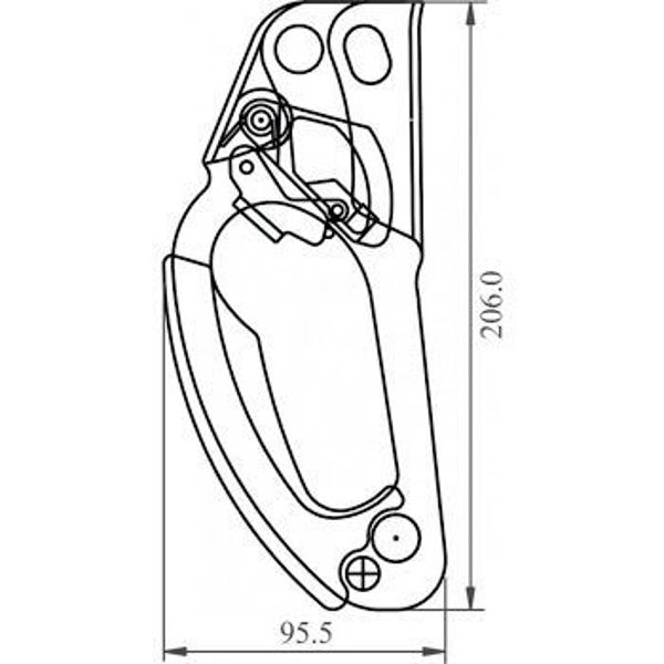 Picture of Kratos FA 70 002 00 Ascender Handle