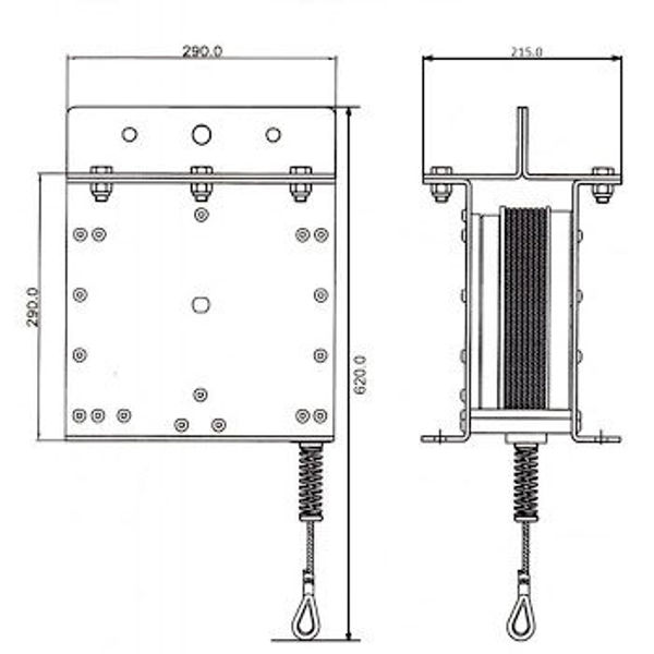 Picture of Kratos LA 10 1000 11 Load Arrester