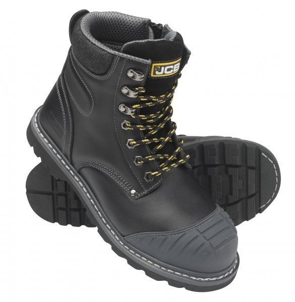 Picture of JCB 5CX Black Boot With Side Zip