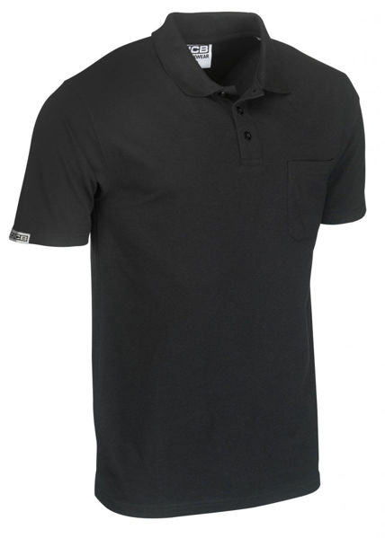 Picture of JCB Essentital D+AR Black Polo Shirt