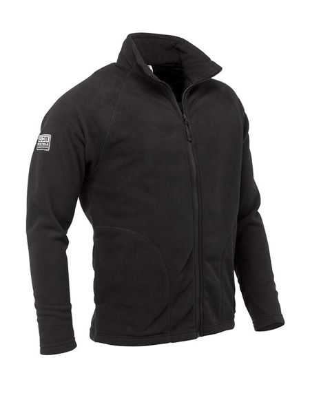 Picture of JCB Full Zip D+AD Black Micro Fleece