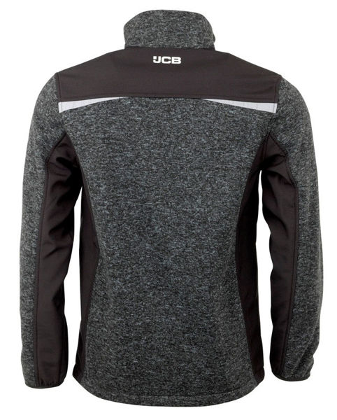 Picture of JCB Elmhurst II 1/4 Zip Grey Marl Jumper