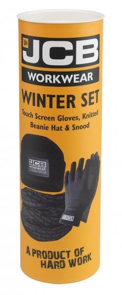 Picture of JCB D+ZH Winter Accessory Pack- Hat, Snood & Gloves