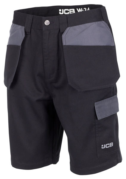 Picture of JCB D+AM Trade Plus Shorts Black/Grey