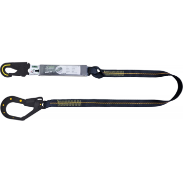 Picture of Kratos FA 30 308 20 2.0m Dielectric Energy Absorbing Lanyard W/ Textile Loop & Dielectric Hooks