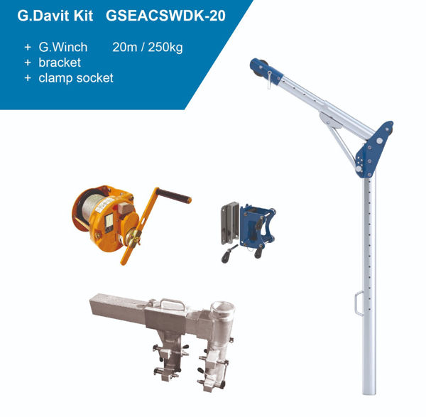 Picture of Globestock Trench Mount Davit Kits