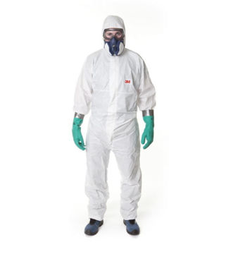Picture of 3M 4545 Protective Coverall Type 5/6 - White - Large