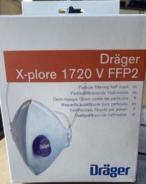 Picture of Drager Xplore 1700 FFP2 Valved Mask - Box of 10