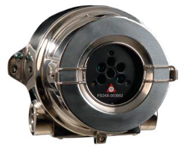 FS20X-211-21-2 DUAL IR/UV FLAME DETECTOR Copper-Free Aluminium Encl. with (2) ¾” NPT entries, FM, cFM for Class I, Division 1, Groups A, B, C, D; Class II, Division 1, Groups E, F, G; Class III with FSX-A014 Optional HART Module for FS20X Detectors Factory installed.