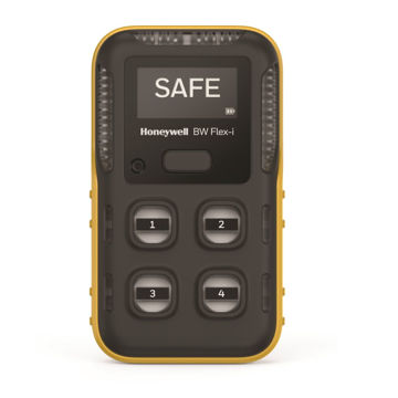 BW™ Flex-i (Unfiltered Catalytic LEL) %LEL(UF) O2 H2S CO (yellow)
