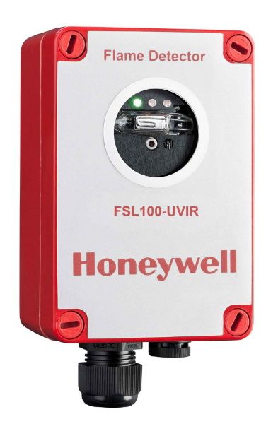 FSL100-UV-W UV flame detector. Suitable for ATEX zone 2/22; FM 3611 Class 1,2&3 Div2 EN54-10 (HIGH sensitivity) certificate FM3260 approval. White Housing.
