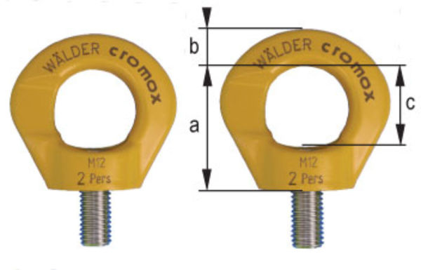 William Hackett Cromox Grade 6 Swivel Eye Bolt