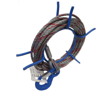 Tirfor C8 Maxiflex Wire Rope - 5 Strands Hook