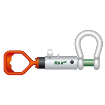 Green Pin ROV Guided Pin Shackle With D-Handle