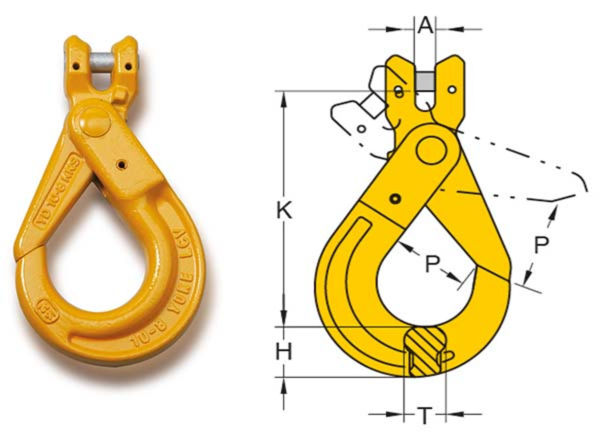 	William Hackett Grade 8 Clevis Self Locking Hook