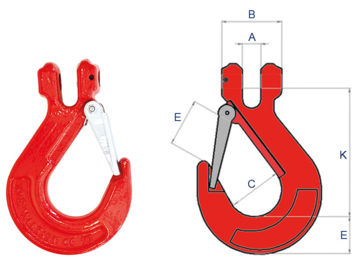 William Hackett Grade 8 Clevis Sling Hook (Lashing)