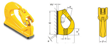 	William Hackett Grade 8 Excavator Weld On Hook