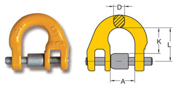 William Hackett Grade 8 Half Coupling Link