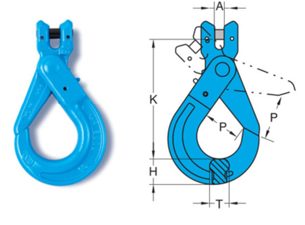 William Hackett Grade 10 Clevis Self Locking Hook